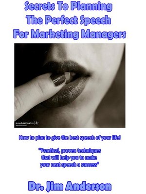 cover image of Secrets to Planning the Perfect Speech for Marketing Managers